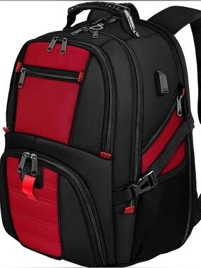 Travel Extra Large Laptop Backpack 17” USB TSA Carry On Water Resistant New